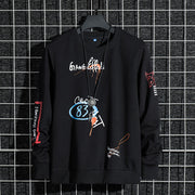 Men's Sweatshirt Crew Neck Youth Student Long Sleeve T-shirt