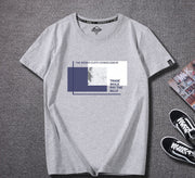 T-shirt Men''s Fashion Short Sleeve Harajuku Cotton Loose
