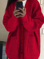 Loose Outer Wear Japanese Lazy Style Vintage Coat For Women