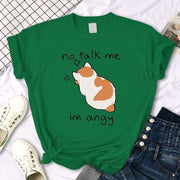 Women's Printed Crew Neck Casual T-shirt