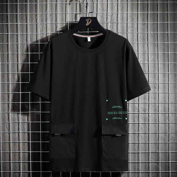 Men's Short Sleeve Crew Neck Cotton T-Shirt