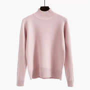 Outer Wear Half High Neck Loose Sweater Women Thicken Plus Size