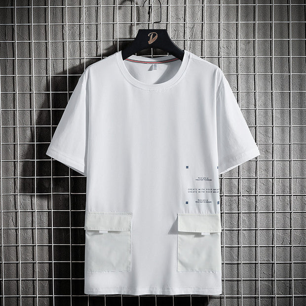 Men's Short Sleeve Crew Neck Cotton T-Shirt